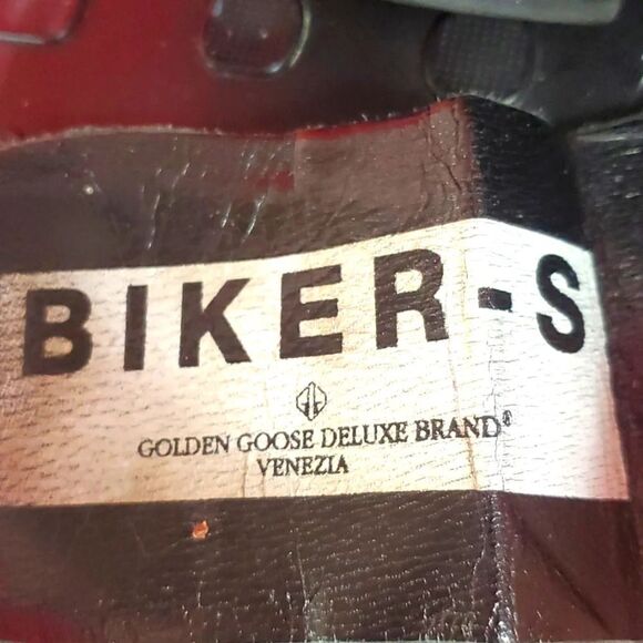 GOLDEN GOOSE BIKER BOOT Black Womens Size 8 - Picture 8 of 8